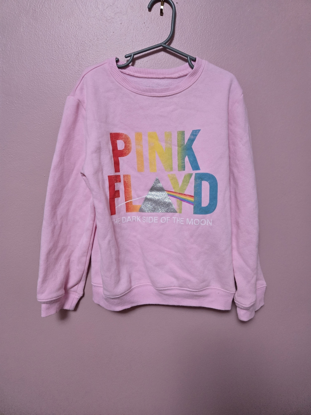 Pink Floyd Kids Pink Sweatshirt with Rainbow Logo